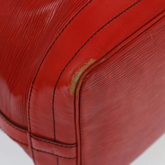 LOUIS VUITTON Epi Noe Shoulder Bag Red M44007 LV Auth 77221 - Picture 5 of 16